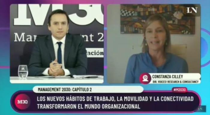 Constanza Cilley in Management 2030 of La Nación