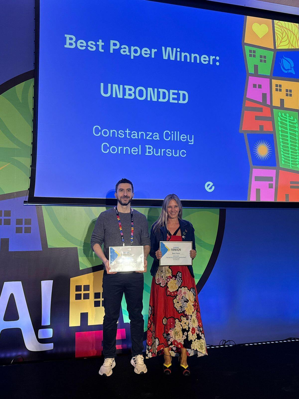 Constanza Cilley ganó por segunda vez un premio en el ESOMAR Congress 