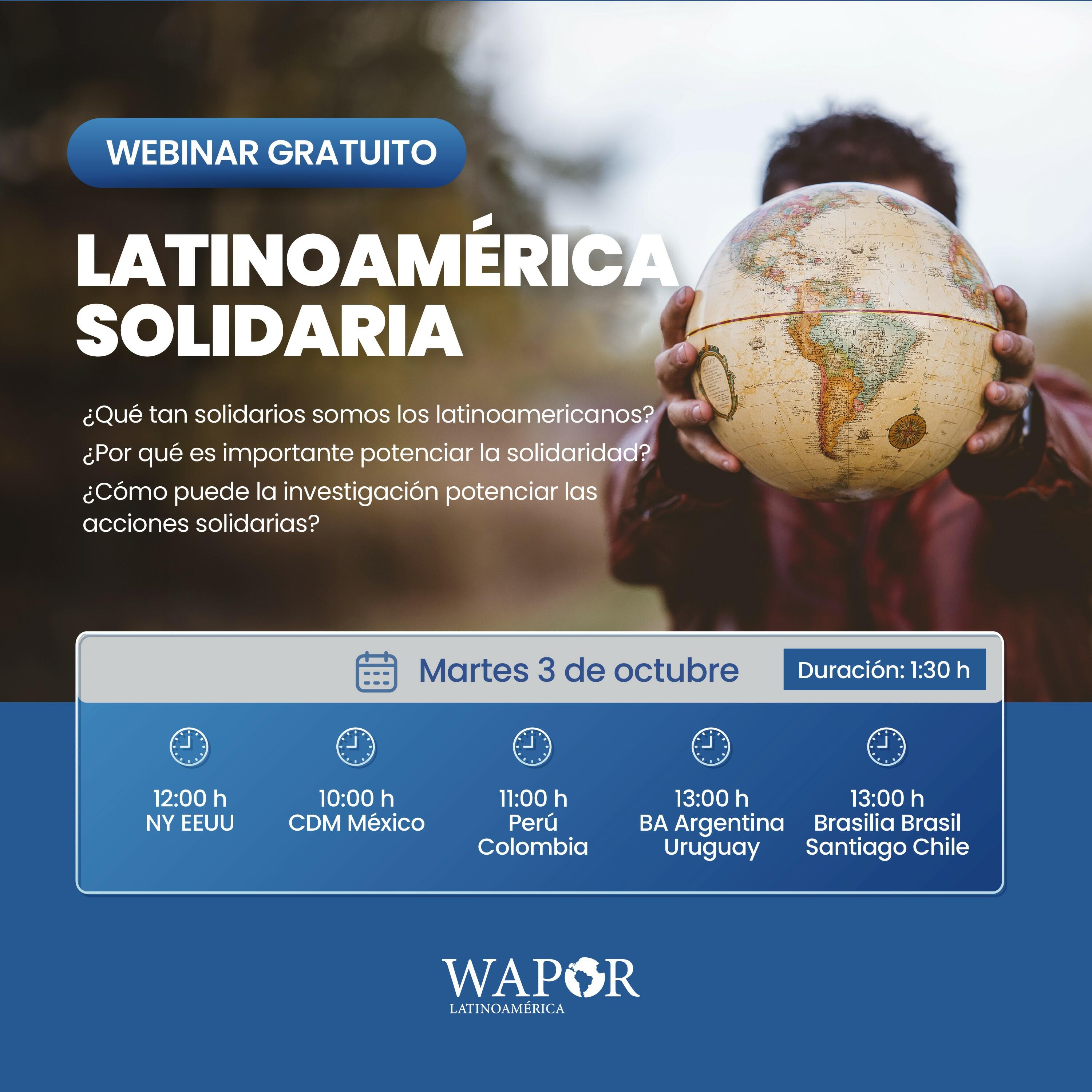 WEBINAR: Latinoamérica Solidaria